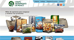 Desktop Screenshot of bioempaquesdemexico.com